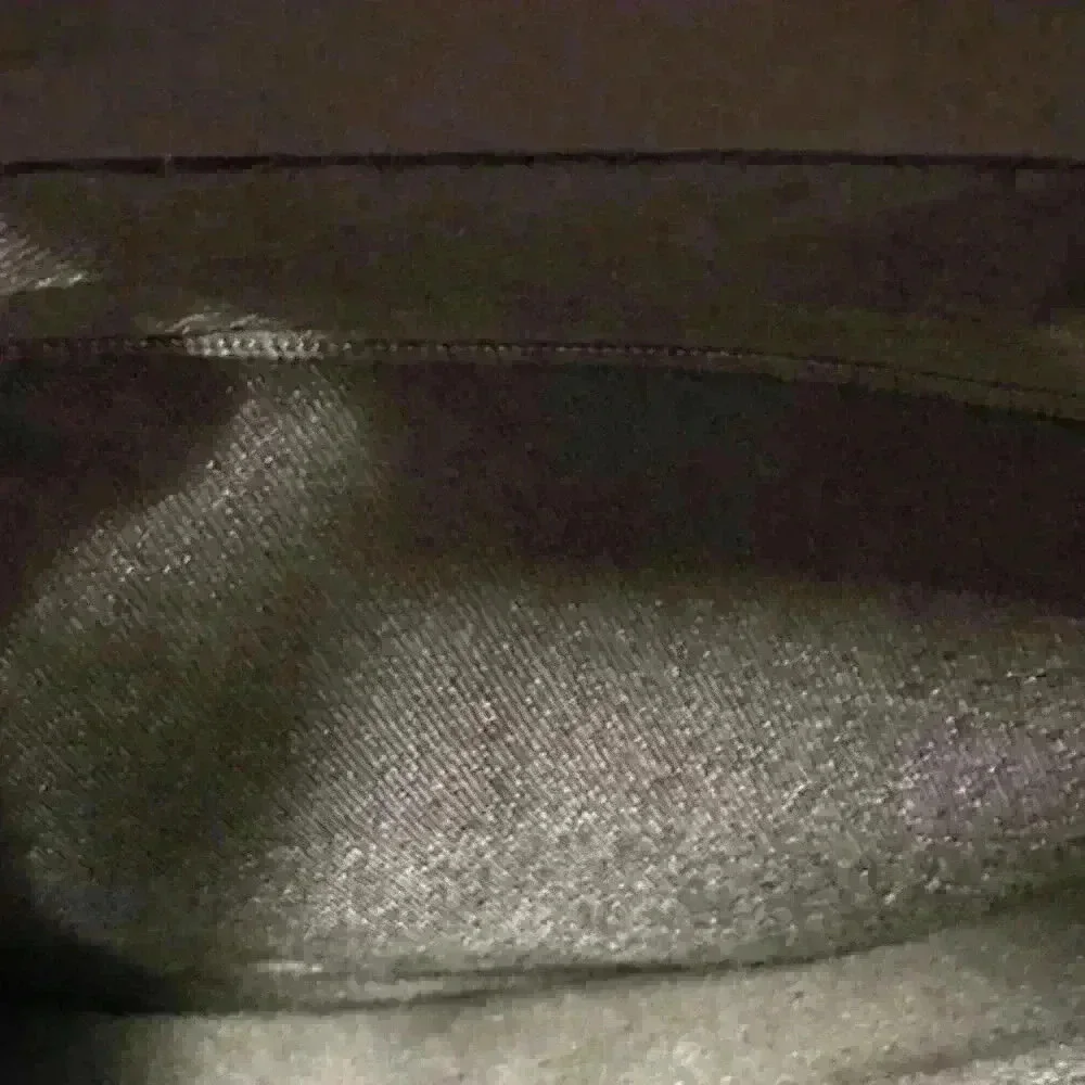 NWOT Crossi Black Vegan Leather Tote Shoulder Bag - Picture 6 of 12